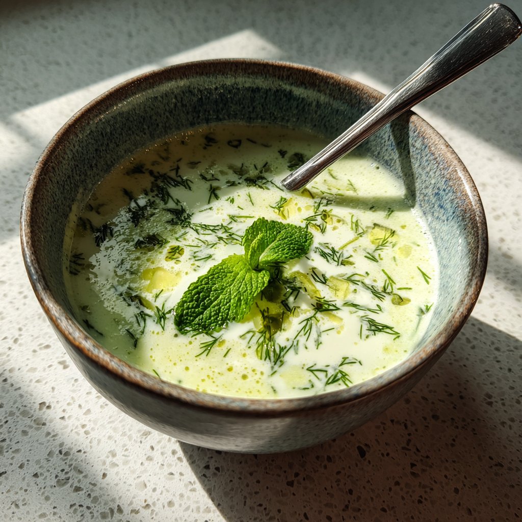 Chilled Cucumber and Yogurt Soup