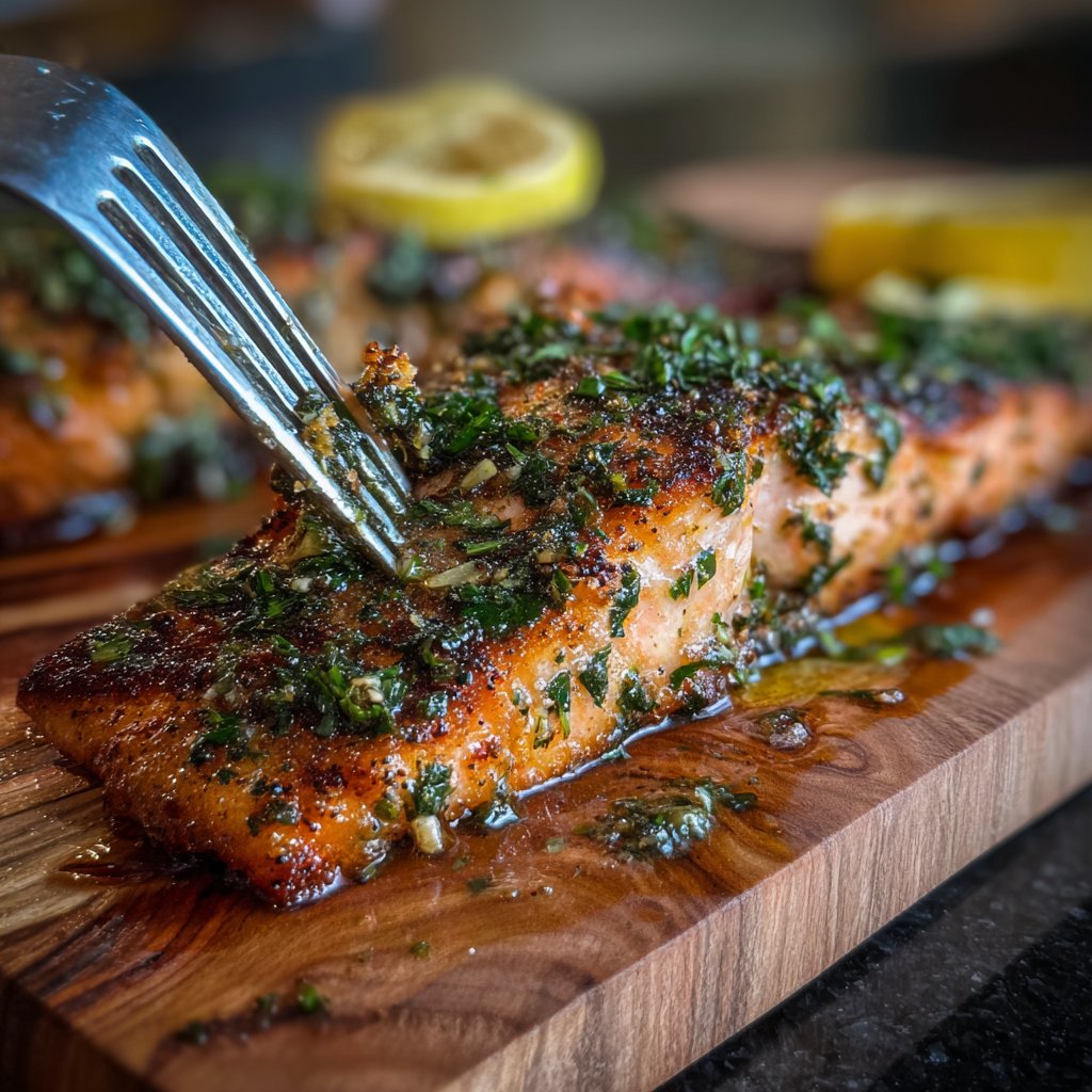 Herbed Lemon Garlic Salmon