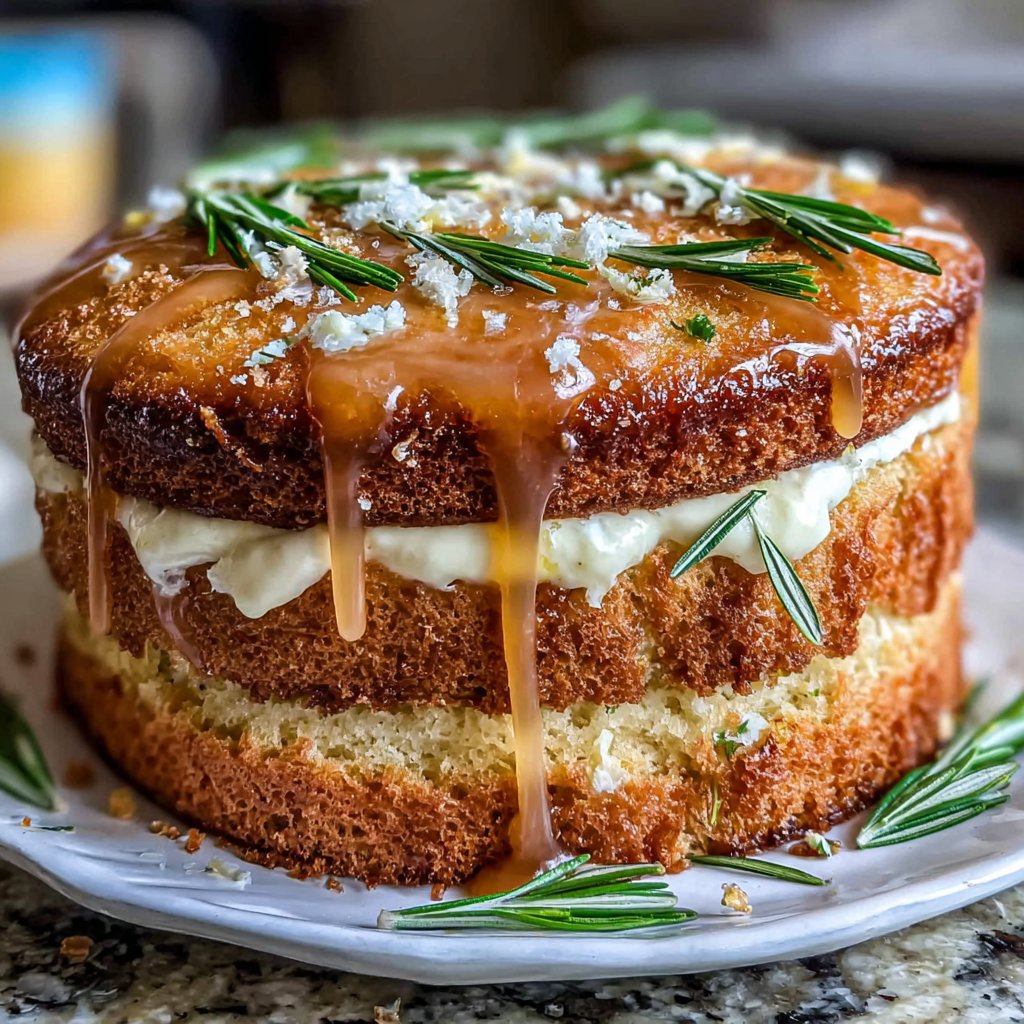 Rosemary Lemon Spring Cake
